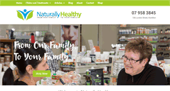 Desktop Screenshot of naturallyhealthy.co.nz